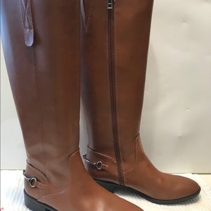 Sam & Libby Faux Leather Zip Knee Boots Fall 2021